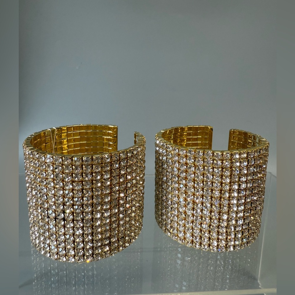 Rhinestone Cuff 2 Bracelet’s - image 2